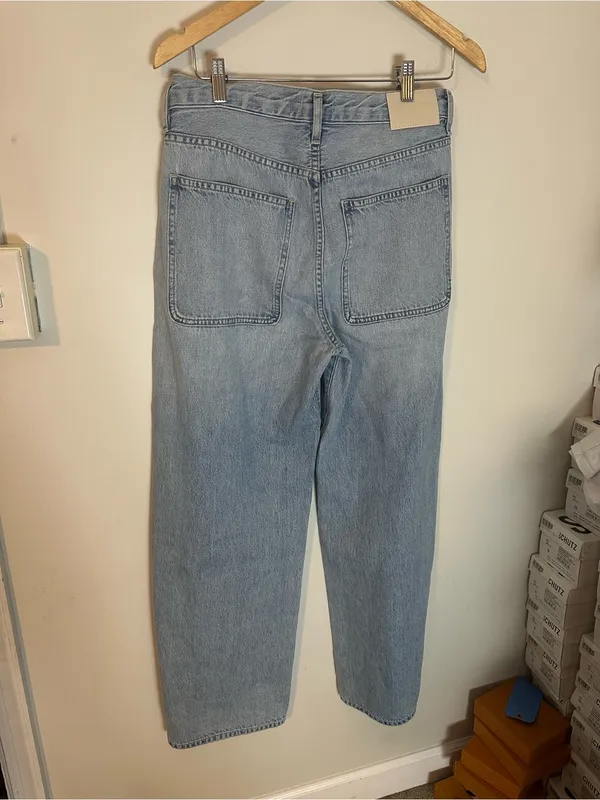 NWOT Citizens of Humanity Ayla baggy cargo jeans cloud nine 27 - Image 3
