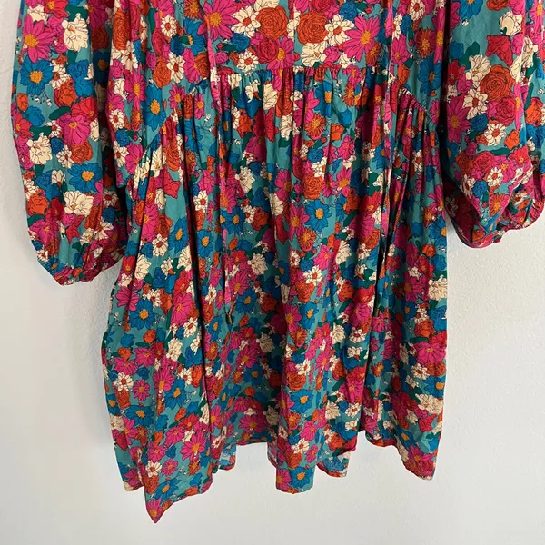Entro Floral Mini Dress Size Small - Image 4