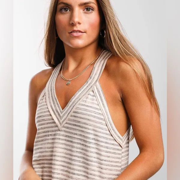 Buckle Striped Tank Top - Image 3