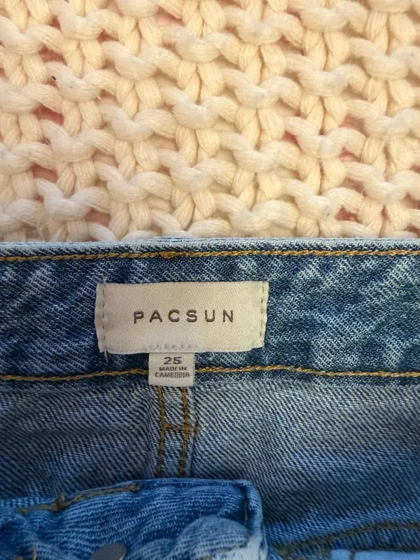 Pacsun high rise jean skirt - Image 3