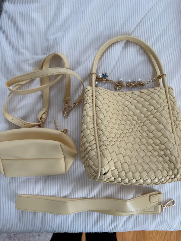 Anthropologie Hollace Tote Butter Yellow - Image 6