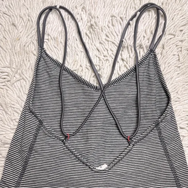 LULULEMON Breezy Tank in Divided Stripe Heathered Light to Dark Grey / Slate 2 - Image 12