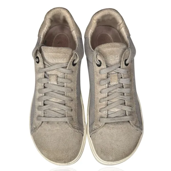 Birkenstock Bend Low‎ Shoes Sneakers Womens Size 7 US 38 EU Gray Suede Lace Up - Image 2