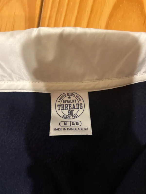 Rivalry Threads Pennsylvania State University Button Up Crewneck - Image 3