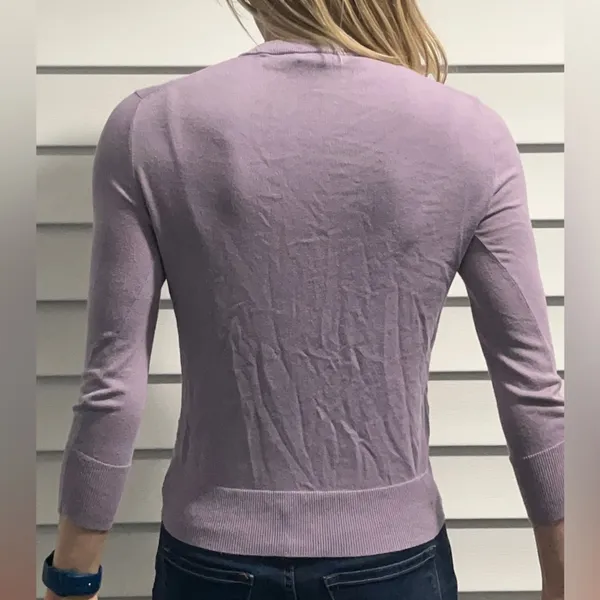 J.Crew Light Purple Cardigan - Image 2