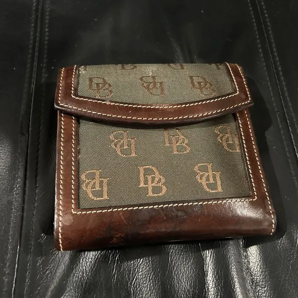 Dooney & Bourke Brown and Gray Wallet - Image 3
