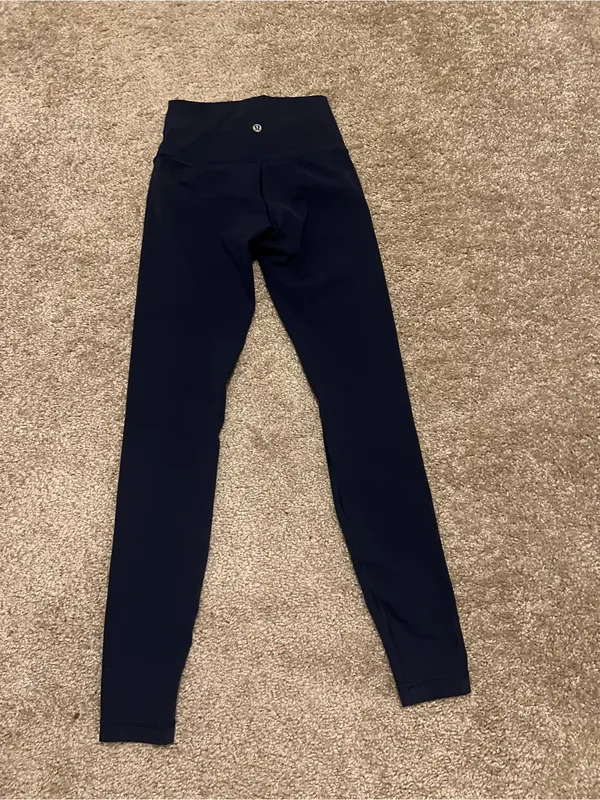Lululemon‎ wunder under high rise legging 28” Luxtreme true navy size 2 - Image 8