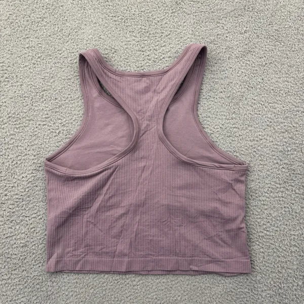 Lululemon Ebb to Street Cropped Racerback Tank Top Lavender Lux Women's 12 - Image 2