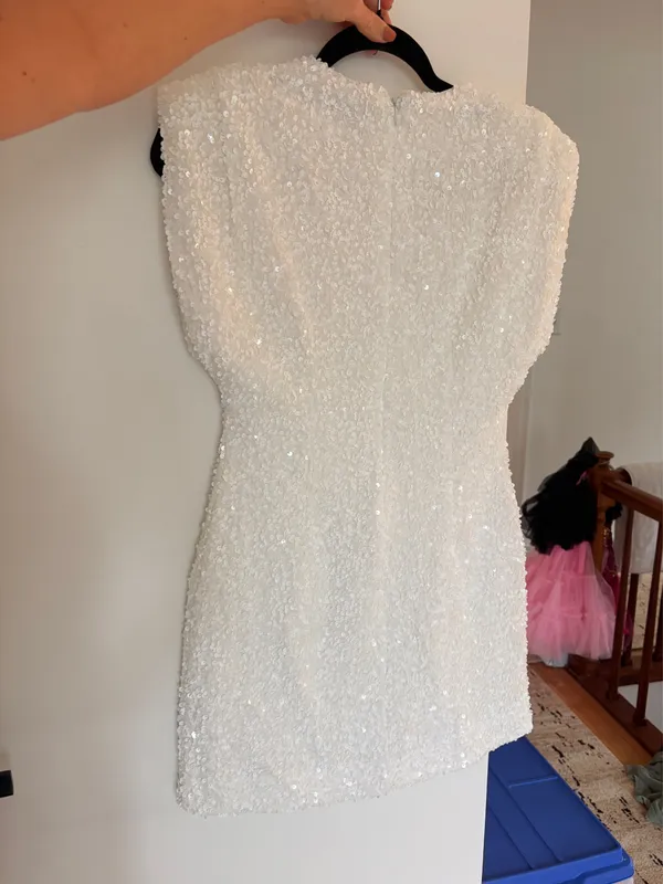 White VICI Dress Mini - Image 4