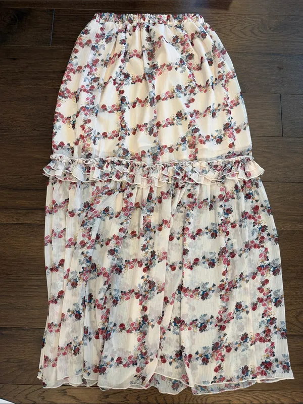 Endless Rose Floral Maxi Skirt in Size Small - C57-006 - Image 9