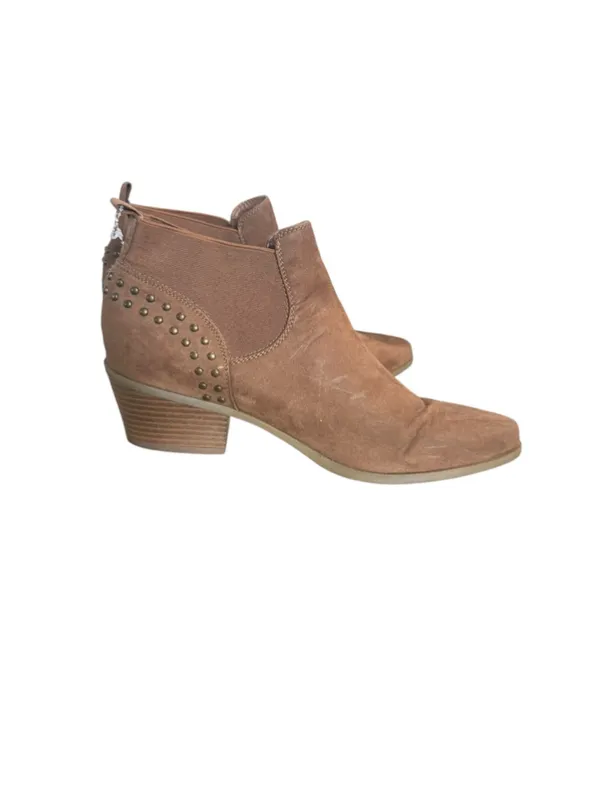 Women's Unbranded Brown Studded Ankle Boots & Booties Size 10 - Image 3