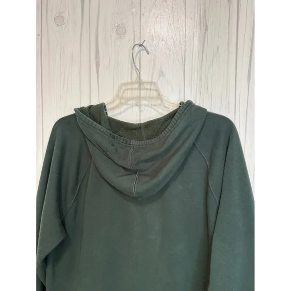 GAP Dark Green Zip-Up Hoodie Multicolor Spelled‎ Out Logo, XL - Image 6
