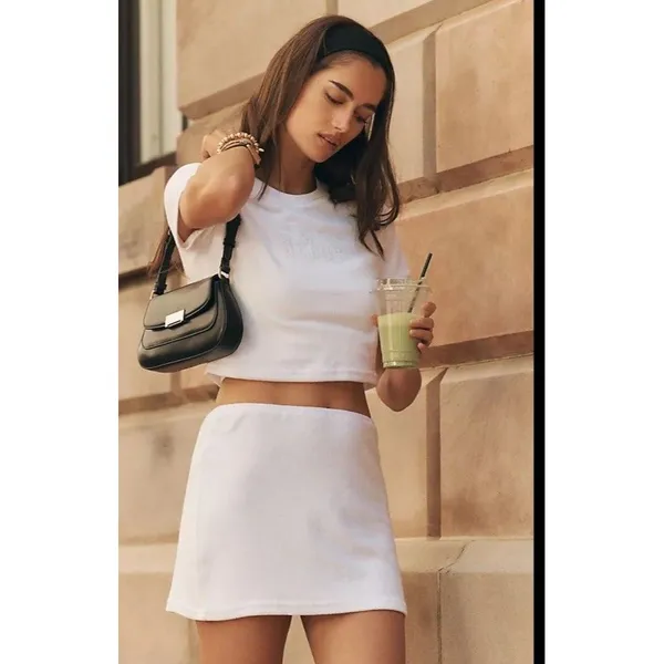 BRIDEMERCH Anthropologie Bride Miniskirt Sz xl Bachelorette Party Honeymoon NEW - Image 3