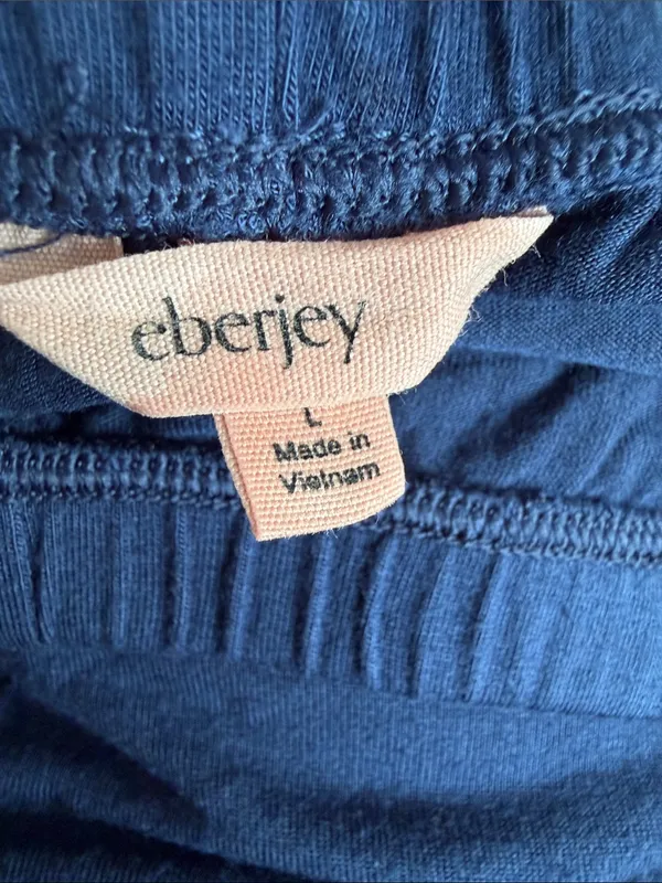Eberjey blue long pajama pants - Image 3