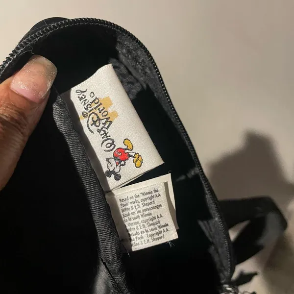 Vintage Walt Disney Black Pooh Waist Bag/ Fanny bag - Image 6