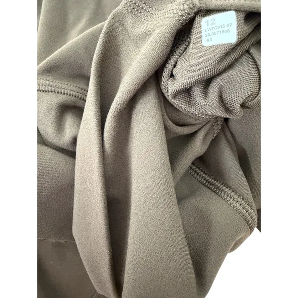 Lululemon Align Yoga Shorts NWT Brown Size 12 High Rise Nulu Fabric - Image 7