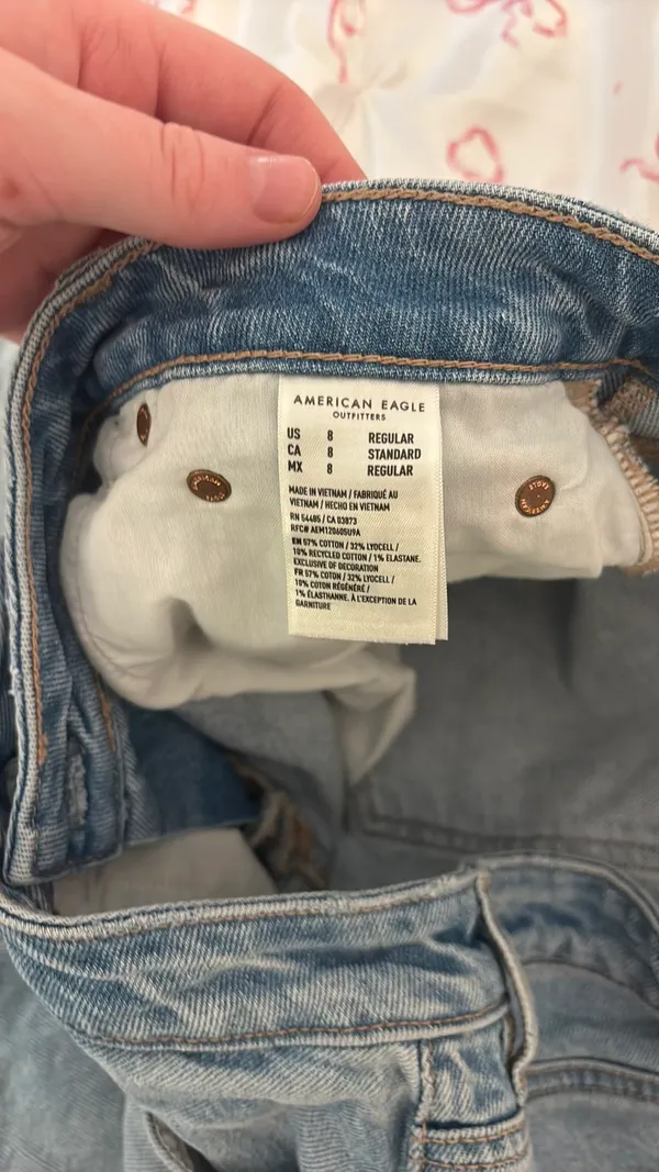 American Eagle, jean skirt - Image 4
