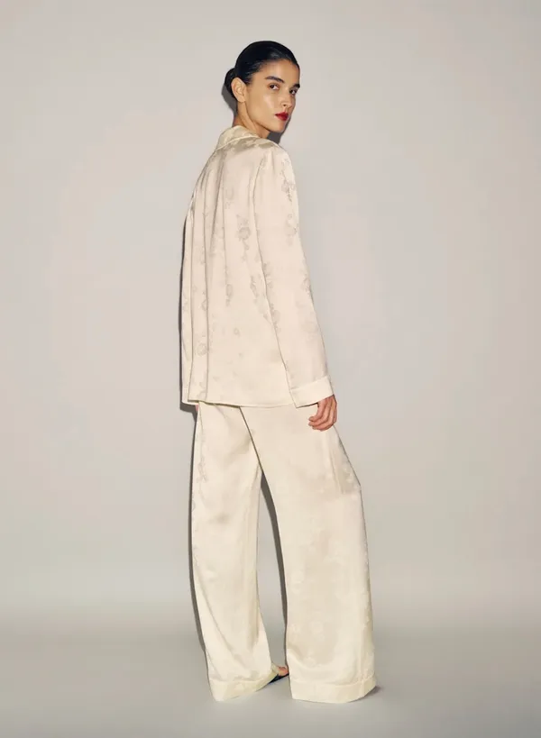 Reformation ivory Ella silk set - Image 3