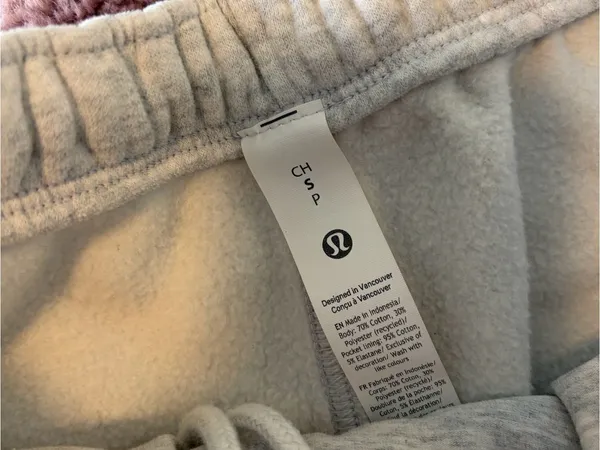 lululemon athletica Light Gray Drawstring Athletic Shorts - Image 3