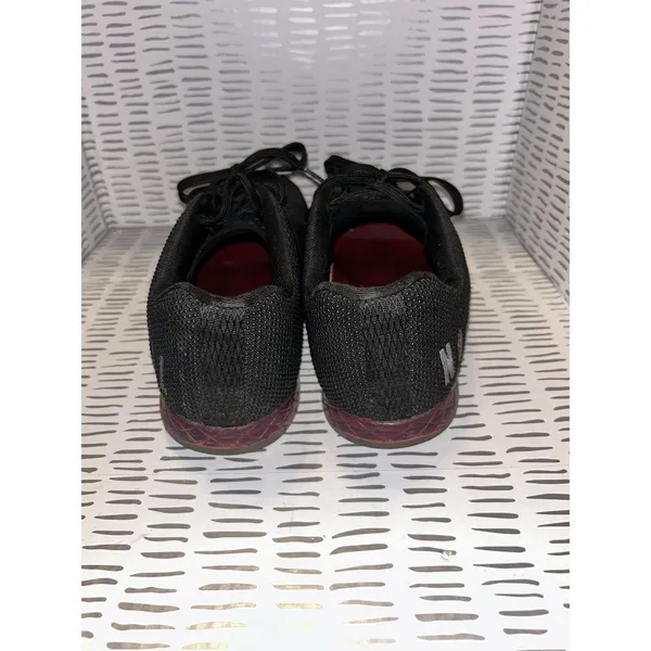 NOBULL Outwork Trainer Black Red Gum SuperFabric Women's‎ Cross Fit Shoes 10.5 - Image 3