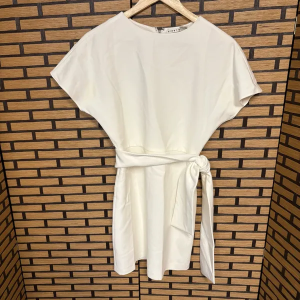 Alice + Olivia Virgil‎ White Dress Size 0 - Image 3