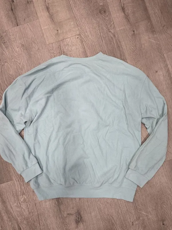 Rolling Stones Graphic Crewneck Sweatshirt Blue 2XL Vintage-Inspired Long Sleeve - Image 3