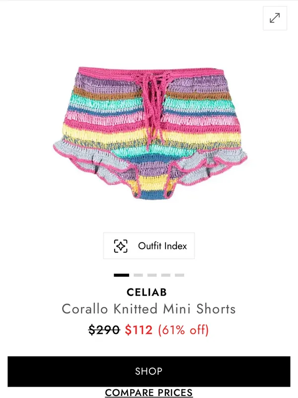 Celia B Corallo mini shorts XS - Image 11