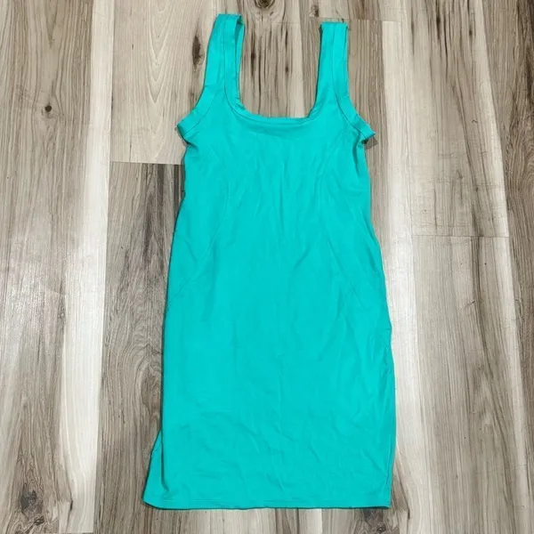 Yitty Body Butter Tank Dress Teal Women’s Medium - Image 3