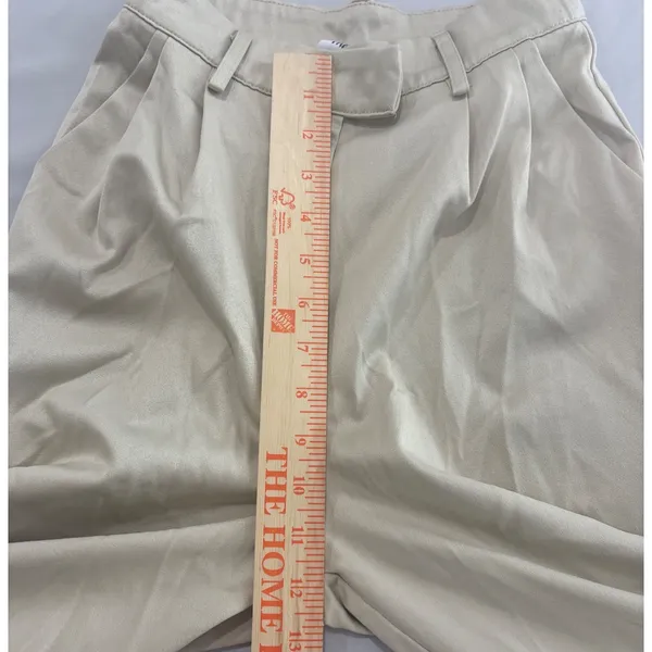 Princess Polly Beige Wide Leg Pleated Trousers High Waisted Tan Pants Size 0 US - Image 4