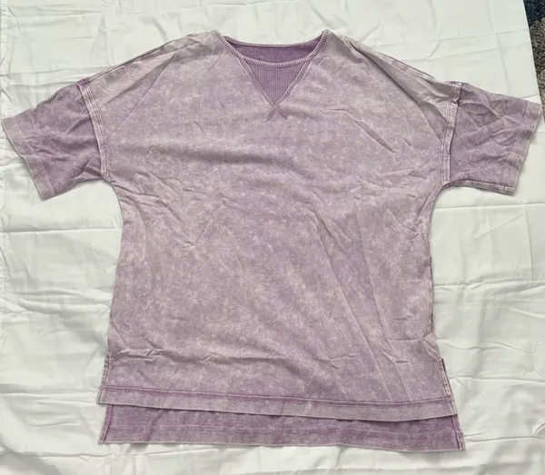 Boutique Purple Oversized Tee - Image 2
