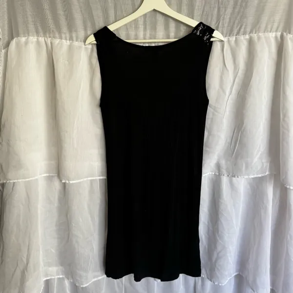 INC International Concepts Sequin V-Neck Dress - Image 2