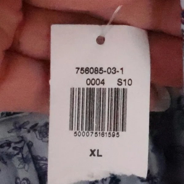 Old Navy Floral Tiered Mini Dress Womens Size XL Blue Ditzy Floral Milkmaid NWT - Image 7