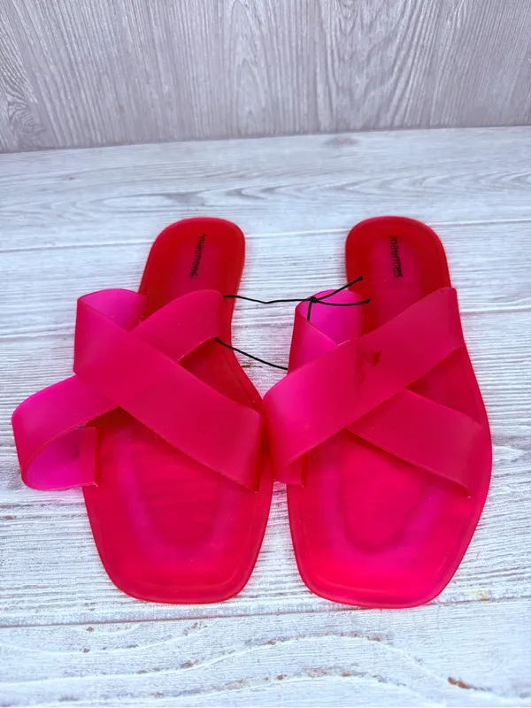 Nwot Maurice’s jelly pink slide sandals shoes size 8 - Image 3