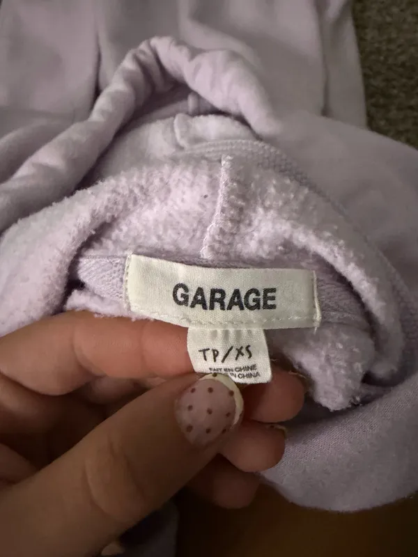 Purple garage hoodie - Image 3