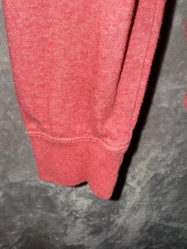 Nike Women's Red Heathered Funnel Neck Hoodie - Image 7