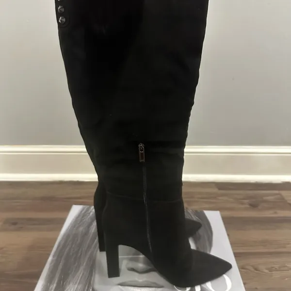 JLO JENNIFER LOPEZ Black Krim Boots Size 10 - Image 8