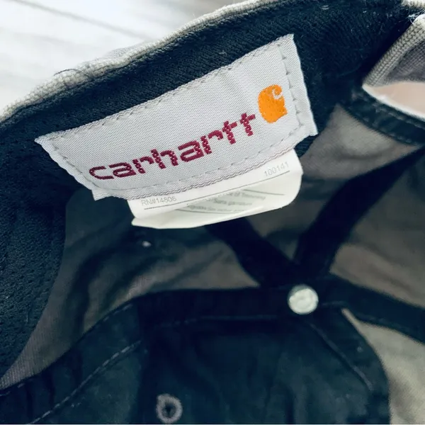 Carhartt Classic Asphalt Gray Cotton Canvas Cap Baseball Hat for Women - Image 7