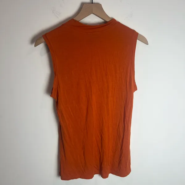 Modcloth Rust Sleeveless Top with Tie - Image 2