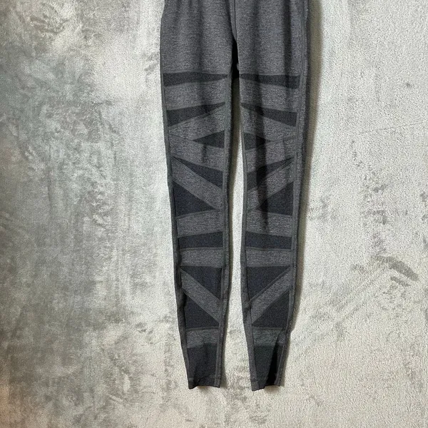 Lululemon Wunder Under Pant Hi-Rise Tech‎ Mesh Gray Size 2 - Image 2