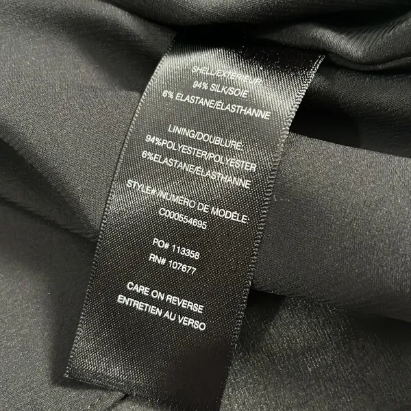 Alice + Olivia Black Racer Back Dress Size L NWT - Image 5