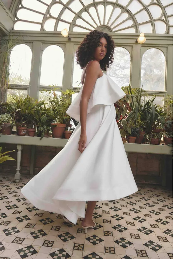 Elliatt Reyna Tiered Maxi Dress in White - Image 5