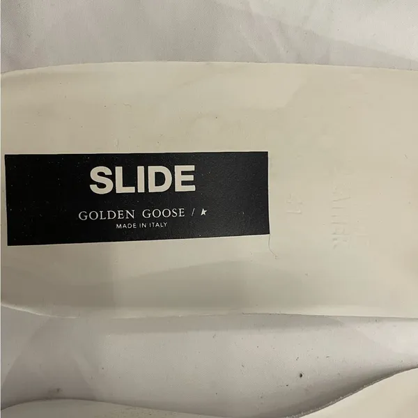 Golden Goose Women's Slide Black with Studs size 41, US 11‎ with Swarovski Laces - Image 11