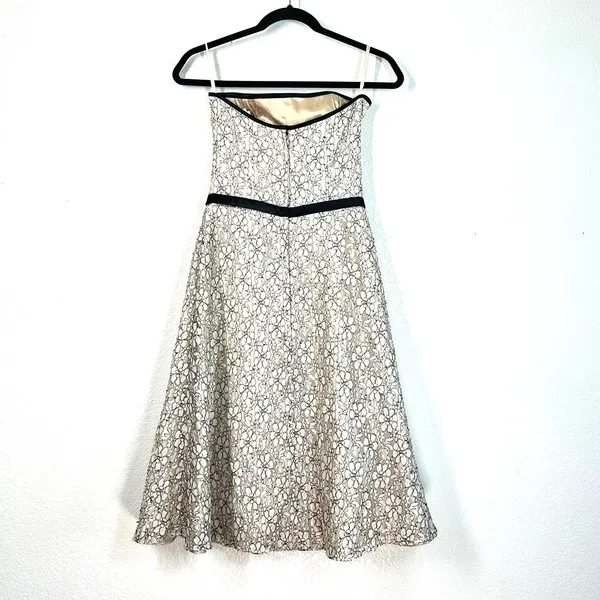 4/S Dress Jessica McClintock coquette whimsigoth 90s prom Vintage Sleeveless - Image 3