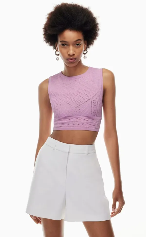 Aritzia Babaton Pointelle Tank - Image 3