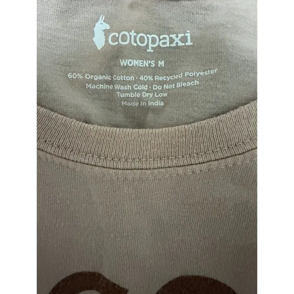 Cotopaxi Do Good Repeat‎ T-Shirt Sand Women'S Size Medium - Image 9