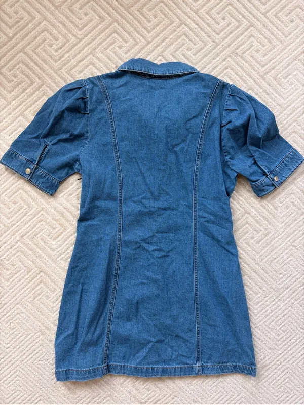 Sincerely Jules Denim Mini Dress - Image 3