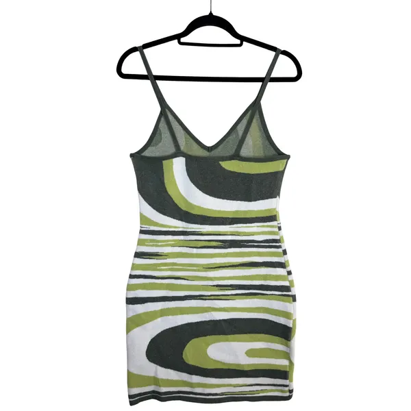 Nectar Bodycon Mini Dress Size Medium Large Y2K Festival Clubwear Mod Retro Rave - Image 10