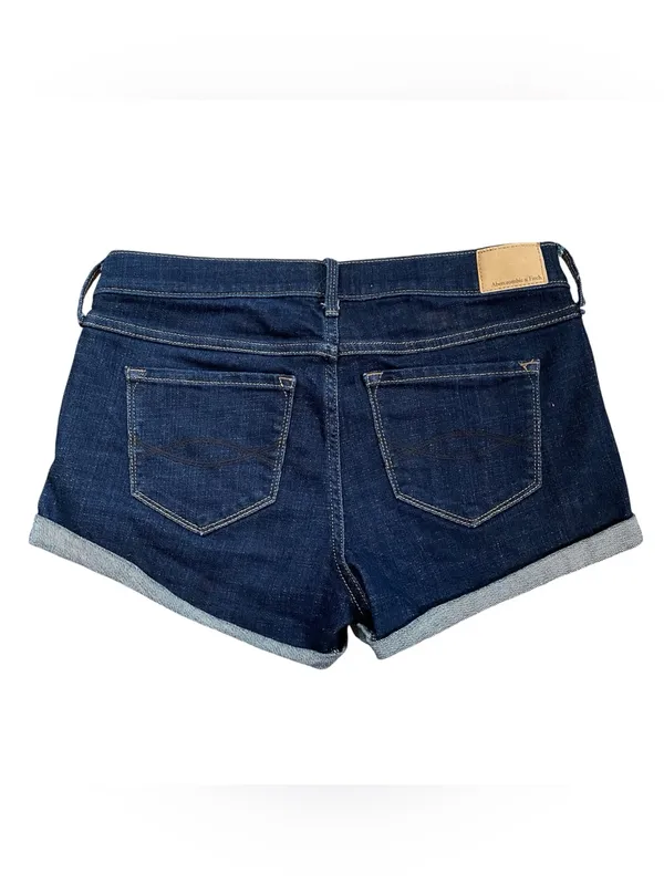 Abercrombie & Fitch Low Rise Short dark wash denim - Image 3