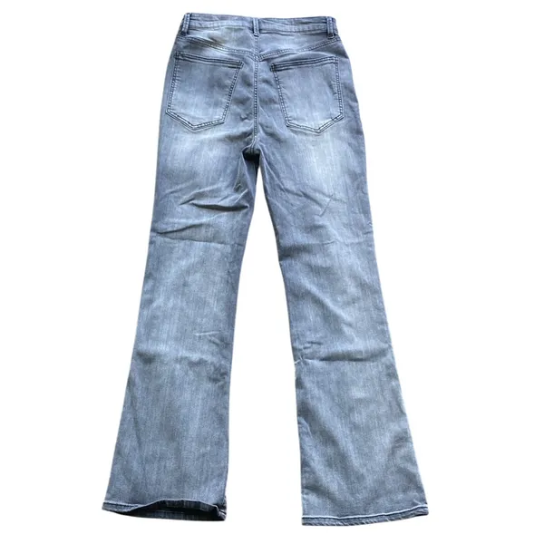 AFRM Huxley Bootcut Jean Womens Sz 32 Grey High Rise Y2K - Image 7