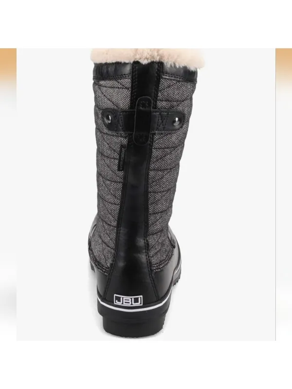 Jambu Womens Chilly Tall Boot Size 7 M Black Waterproof Cold Winter Warm Rain - Image 8